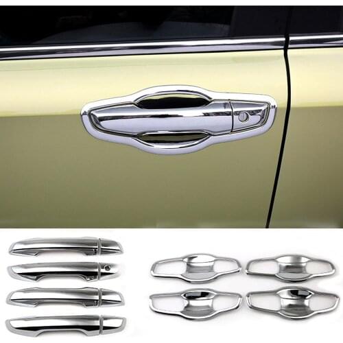 For Honda CR-V CRV 2017 2018 2019 2020 5th Gen RW1 RW6 Car Chrome Styling Side Door Handle Cover & Bowl Cover Trim Frame Bezel