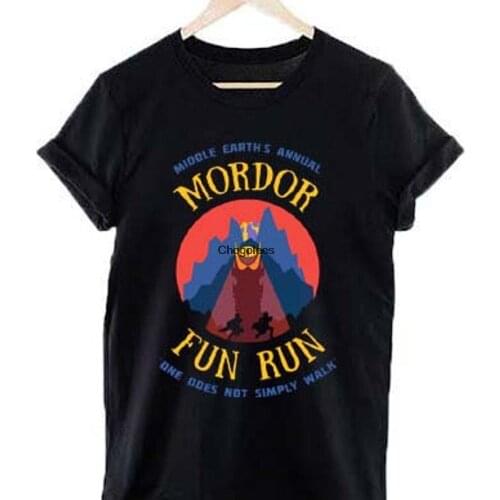 Mordor Fun Run Shirt Vintage Gift T Shirt Men and Women T shirt tee Size S 2XL BG73