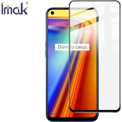 Imak Pro+ Full Screen Glue Tempered Glass Protective For Realme 7 4G oleophobic