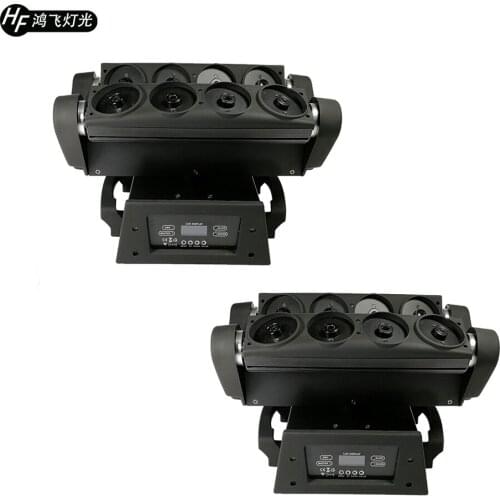 2 PCS RGB 3-color Moving Laser Light Stage Spider Laser DMX512 Dj Light