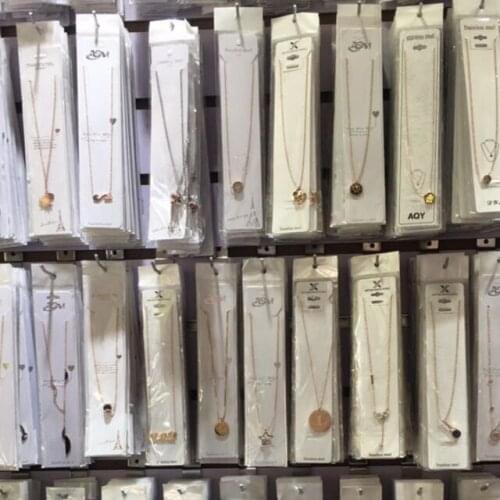 Freeshipping mix styes fashion steel necklace womens pendant 50pcs/lot