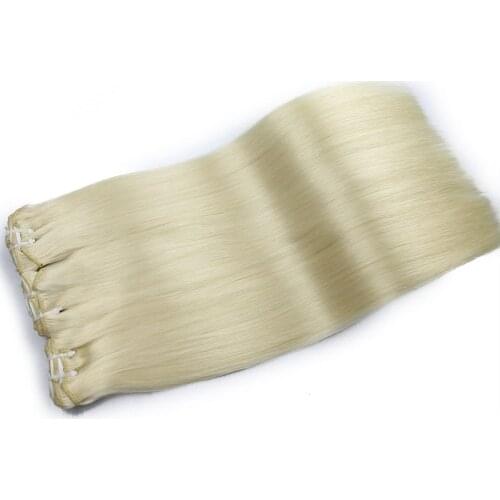 Toysww Virgin Hair Extensions Clip In Brazilian Straight Human Hair 7Pcs/Set 120g 140g 18"-24" Full Head