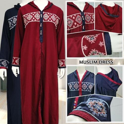New Muslim Robe Islamic Clothing for Women Middle East Duibai Arab Ramadan Prayer Lace Polka Stiching Elegant Abaya Belt Dress