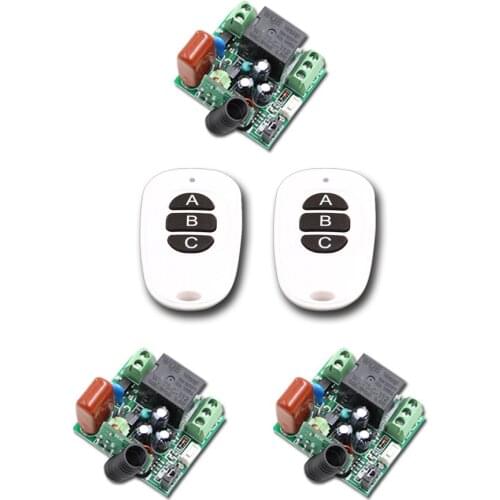 AC 220v 10A 1CH wireless RF Remote Control Switch Transmitter+ Receiver For Access/door Control System 315/433Mhz