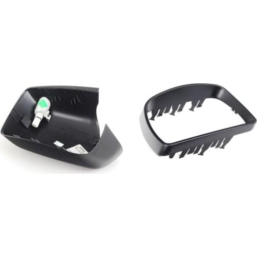 Right Cover Cap & Trim Ring for Door Mirror Primered for BMW X5 E53 2000-2006 51168266734 , 51168254904