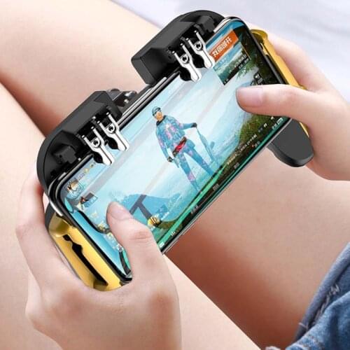 4 Trigger Mobile Game Controllers with Fan Compatiple for PUBG COD Mobile