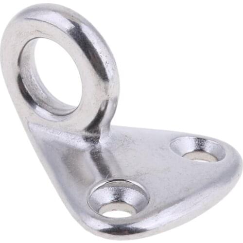 Heavy Duty Stainless Steel Hook Ring Eye Plate Cable Rope Chain Boat Unique Design Stable & Durabe
