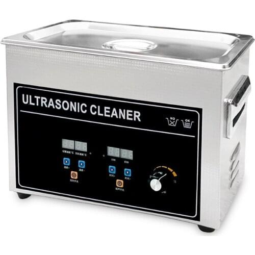 Ultrasonic Cleaner Power Adjustable Degas Heater Ultrasound Bath Brush Cleaner Tableware Bullet Dental Medical Tools 4.5L 40Khz