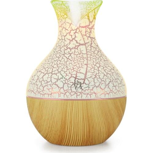 USB Humidifier Oil Aroma Diffuser 130ml Cool Mist Maker 7 Color LED Lights Night Light for Home Office