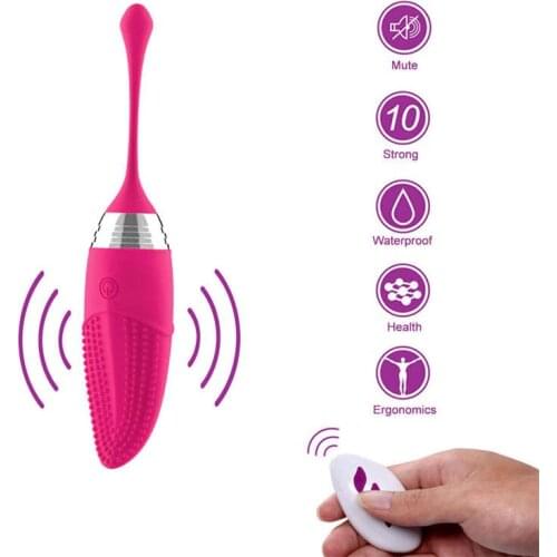 Love Egg Vaginal for Men Clitoris Vibrator with Remote Control Soft Material Sex Toys for Women Anal Plug Vaginal Kegel Balls YF