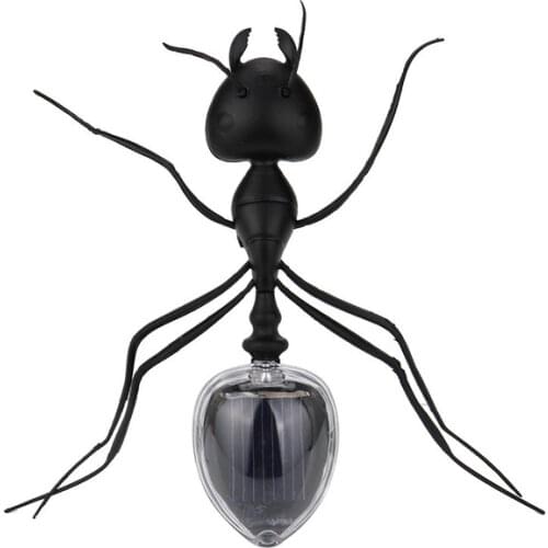 1Pcs Mini Creative Solar Energy Crawl Ant Simulation Model Toys Funny Children Science Education Entertainment Toys