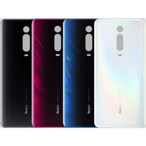 100% Glass For Xiaomi Redmi K20 / K20 Pro / mi 9t Back Battery Cover Rear Door Housing Case Panel Replacement Battery Cover