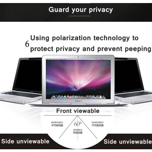 13.3"(16:9) size 294x166mm Desktop Laptop computer privacy screen protector privacy window film Peep-proof protection film