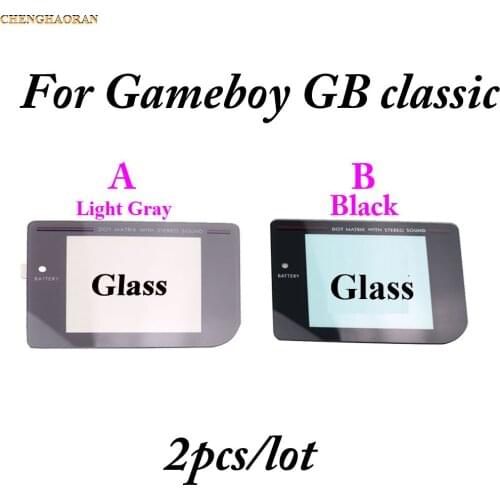 2pcs/lot NEW Replacement glass Screen Lens for Nintendo Gameboy Game Boy GB Original System Screen Lens Protector