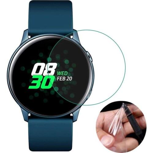 5pcs Anti-shock Soft TPU Ultra Clear Protective Film Guard For Samsung Galaxy Watch Active SmartWatch LCD Screen Protector Cover
