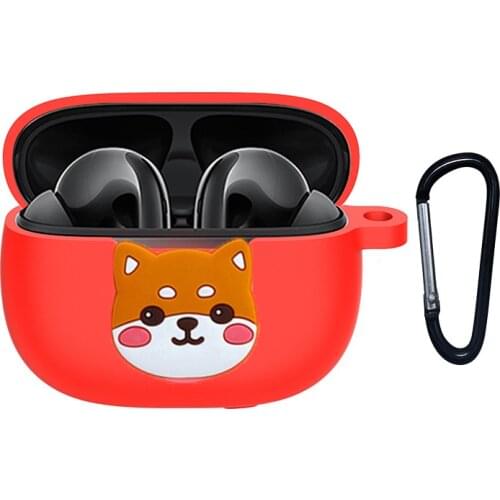 Cartoon cover For Xiaomi Mi Flipbuds Pro Case funny Non-slip Silicone Protect Earphones Cover for Flipbuds Pro Headphones Case