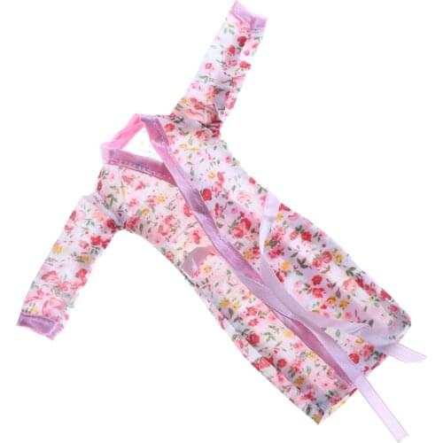 Kids Gift Nighty Bathrobe Clothes Lace Sexy Bedroom Pajamas Robe For for Dolls Robe Shorts For Ken BJD Doll