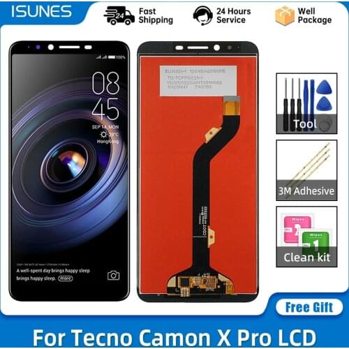 6.0" Display For Tecno Camon X Pro LCD Display Touch Screen Digitizer Assembly New For Tecno CA8 LCD Repair Replacement Parts