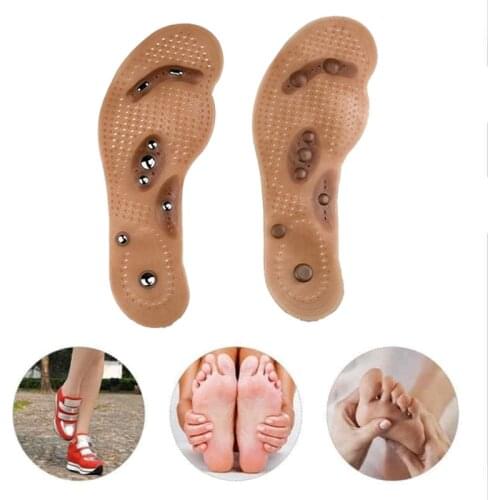 Foot massager Magnetic Therapy Thener foot Massage Pads Clean Health Slimming Pain Acupuncture Insoles Shoe mat Foot Care Pad