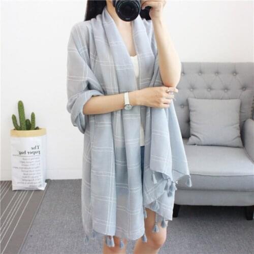 Fashion new spring winter scarves for women Soft Warm Women shawls and wraps lady Linen Cotton long head scarf hijabs stoles