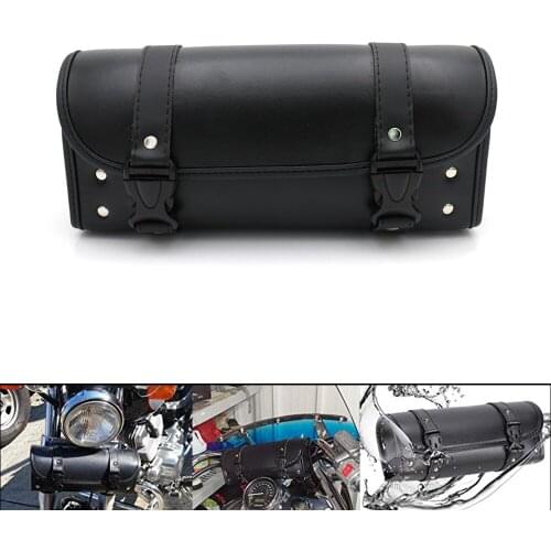 MOOREAXE Motorcycle Tool Bag Handlebar Fork Tube Storage Bag Sissy Bar Side Luggage Borsello For Harley Dyna Softail Sportster