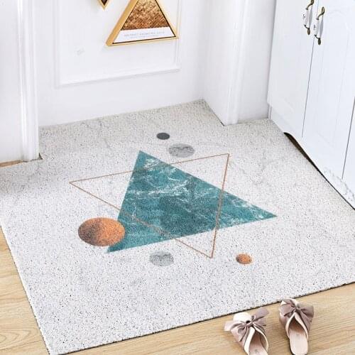 New Arrive Kitchen Mat Bath Carpet Floor Mat Home Entrance Doormat Modern Geometric Painting Style Floor Mat Carpet