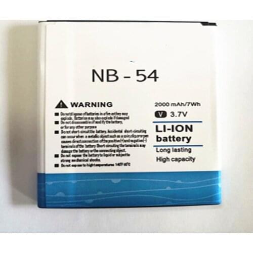 New 2000mAh NB-54 Battery Replacement for Nomi NB-54 mobile phone High Quality battery with phone stander