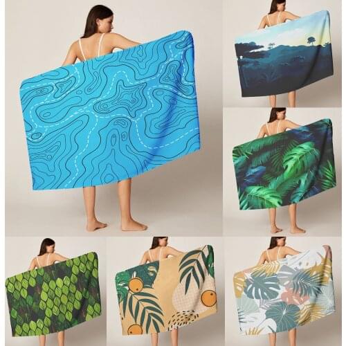 Toalla Playa 2020 Beach Towel Quicky-Dry Microfiber Bath Towels Beach Cushion 140x70cm Bath Towel Yoga Mat Sand Free Beach towel
