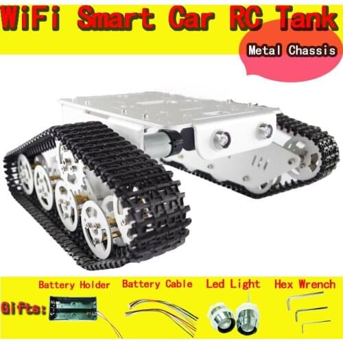 DOIT rc Robot Tank Car Chassis Crawler for arduino Tracked Caterpillar Track Chain Vehicle Mobile Platform Tractor DIY RC Toy