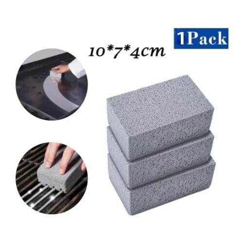 1pc Barbecue Cleaning Stone Brushes BBQ Grill Cleaning Brick Block BBQ Racks Stains Grease Cleaner BBQ Tools Kitchen Gadgets