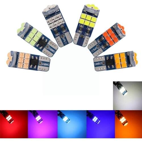 High Bright Car LED Width Light Bulb Auto T10 3030 Lamp Choose Plate Reverse License 15SMD Model 6 Can Backup U7O4