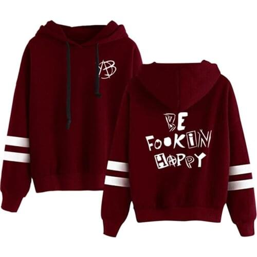 Yungblud Singer Logo With parallel bars Sleeves Hoodies Sweatshirt 2020 New Arrival Fashion Sweatshirt Hip Hop Jacket Clothes