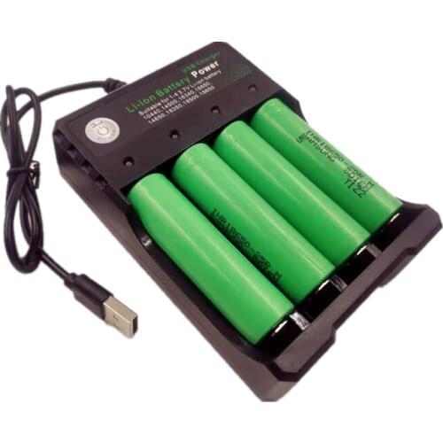 New 4.2V 18650 Charger Li-ion battery USB Independent Charging Portable Electronic 18650 18500 16340 14500 26650 Battery Charger