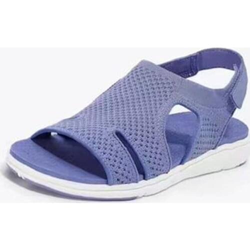 Fall 2021 fashion fish head casual Velcro atmospheric comfortable fashion sandals with low heels for women