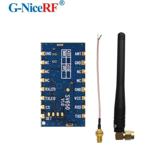 1pcs SV650 500mW 433MHz RF Module for Security Remote Control System with 1pcs Rob Antenna for free shipping