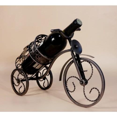 1PC high-end vintage wine rack European tricycle wine holder Home Furnishing decor and fashion KI 2054