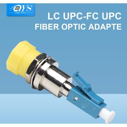 10pcs LC UPC-FC UPC Fiber optic Adapter Simplex Mode Male To Female Optical Fiber Coupler