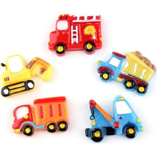 10pcs/lot Resin car Crafts Rainbow Cute Accessories For Bows Flatback Resin DIY Craft Supplies Handcraft