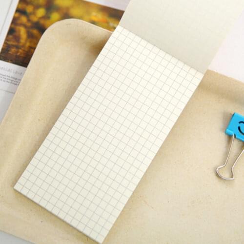 10packs/lot Horizontal grid record book Diary Notebook Planner Write portable Notepad