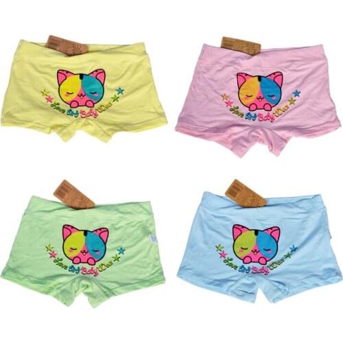 12 Pieces / Pack 2016 Rushed Underwear Kids Panties Childs Underwear For Girls Underpants Shorts Nurseries Childrens Briefs
