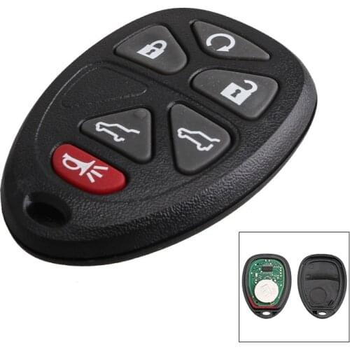 315Mhz 6 Buttons Keyless Entry Remote Car Key Fob OUC60270 15913427 for Chevrolet Cadillac GMC Car Vehicle Automobile