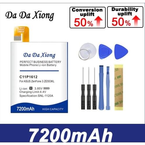 DaDaXiong 0 Cycle 6900mAh C11P1612 Battery For ASUS Zenfone 4 Max Pro Plus ZC554KL X00ID Zenfone 3 Zoom Z01HDA ZE553KL