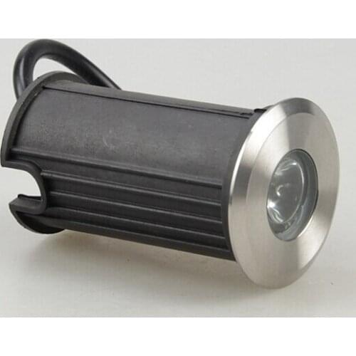 Free Shipping 3W Warm Cold White/Pure White Led outdoor waterproof stainless steel buried lights led underground light