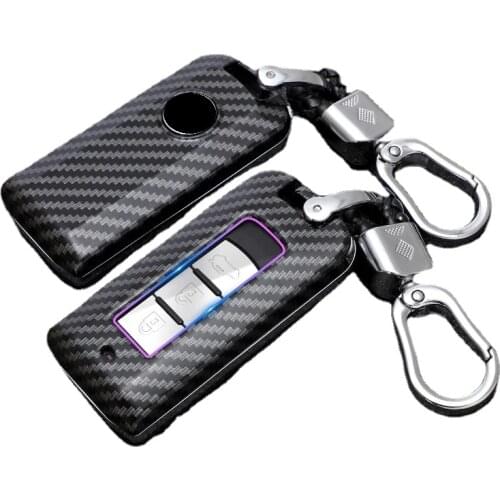ABS Car Smart Key Case Cover For Mitsubishi Outlander Lancer 10 Pajero Sport EX ASX Colt Grandis L200