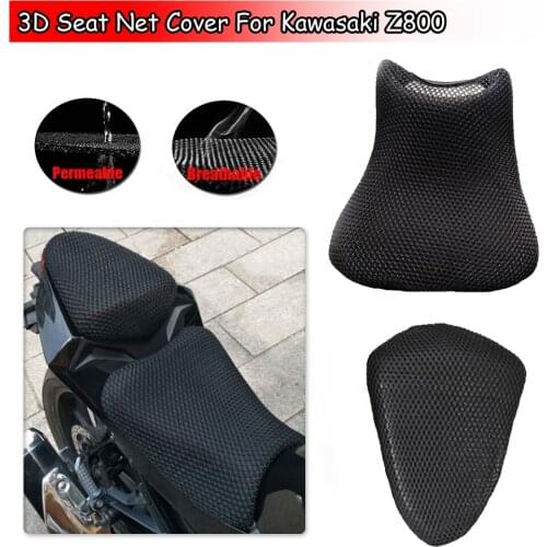 Ninja Z 800 Motorcycle 3D Mesh Seat Cover Cushion Waterproof Insulation Net For Kawasaki Z800 2020 2019 2018 13-20 Accessories