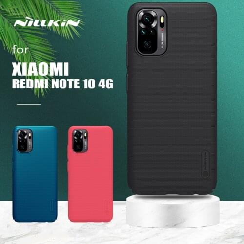 For Xiaomi Redmi Note 10 4G Case Nillkin Super Frosted Shield Ultra-Thin Hard Back Cover for Xiaomi Redmi Note 10 Global Version