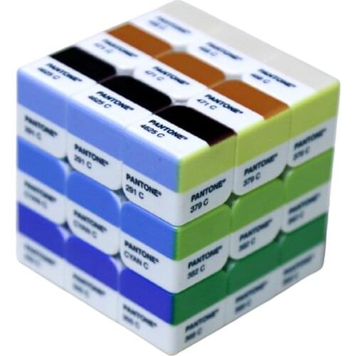 Magic Cube Magnetique Pantone Color Puzzle Cube Gift Toy Intelligence Development UV Printing Speed Cube Neo Cube Creative Gift