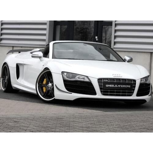 For Audi R8 Carbon Fiber Front safety spoiler R8 Front safety vane For Audi R8 Carbon fiber decorative deflector Bumper turbulen