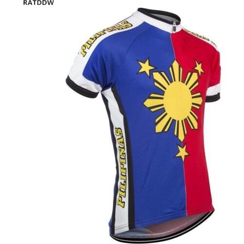 Pilipinas Cycling Jersey Short Sleeve Cycling Clothing maillot ciclismo hombre Bike Jersey Sportswear