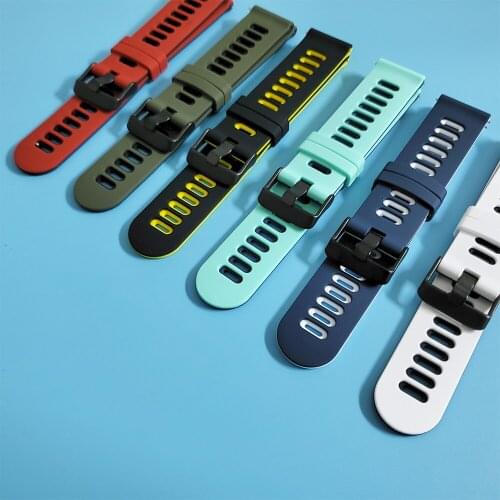 High quality Hit color silicone Band For HUAWEI WATCH GT 2 42mm Strap Wristband GT2 42 Classic/Sport Edition Bracelet Watchband